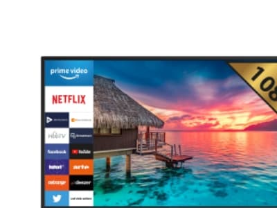 DYON Smart 43 XT 108 cm (43 inch) TV (Full-HD Smart TV, HD Triple Tuner (DVB-C / -S2 / -T2), Prime Video, Netflix & HbbTV)