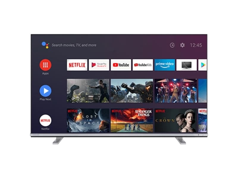 Toshiba 50UA4B63DG TV 127 cm (50") 4K Ultra HD Smart TV Wi-Fi Sort, Sølv