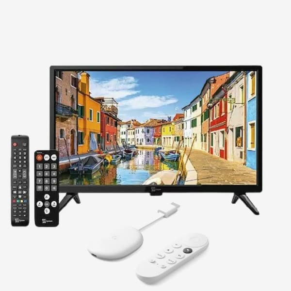19 tum 12 volt HD TV LS10 för husbils, husvagn PALCO 12v / 230v Google Chromecast paket