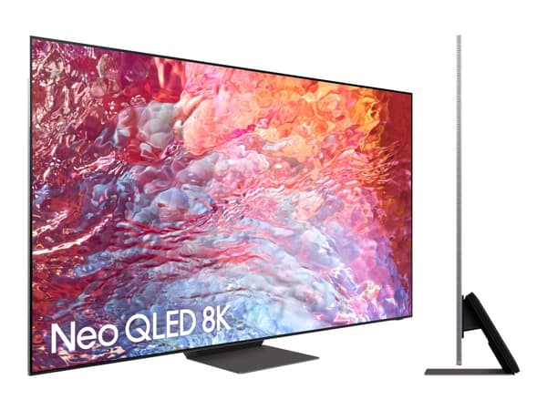 Samsung Series 7 QE55QN700BT, 139,7 cm (55"), 7680 x 4320 pikseliä, QLED, Älytelevisio, Wi-Fi, Ruostumaton teräs