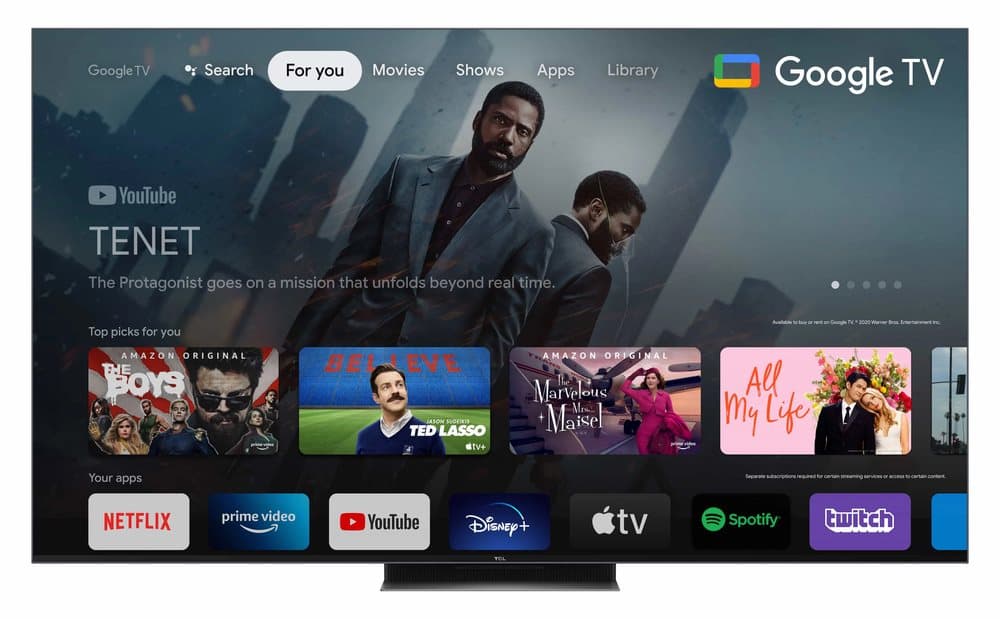 TCL 55" 55C835 / 4K MINI LED TV / GOOGLE TV / 144HZ