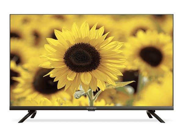 Strong SRT32HD5553 - 32" Diagonalklasse D555 Series LED-bakgrunnsbelyst LCD TV - Smart TV - Android TV - 720p 1366 x 768 - HDR - skinnende svart Sort