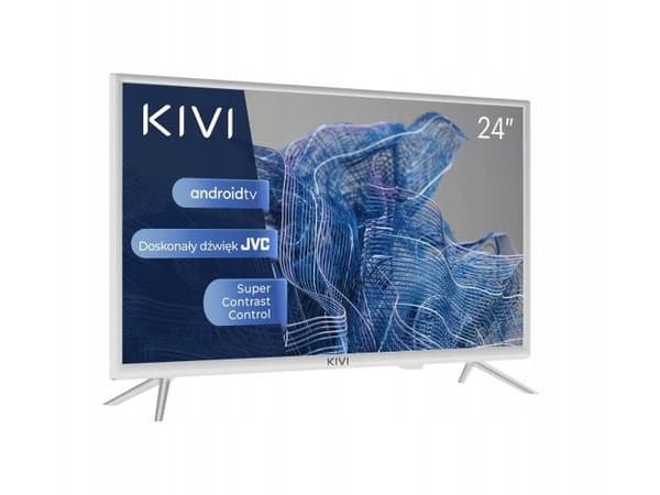 24&amp;#039;, HD, Google Android TV, White, 1366x768, 60 Hz, Sound by JVC, 2x5W, 21 kWh/1000h , BT5, HDMI ports 3, 24 months