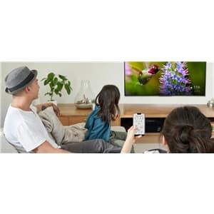 Google Chromecast 4:e Gen med Google TV + Fjärrkontroll med röststyrning