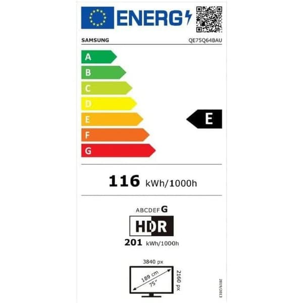TV Samsung 75Q64B 75"