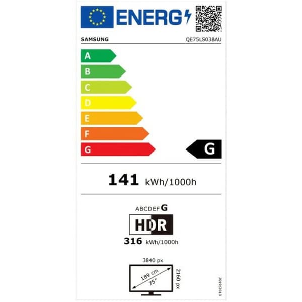Smart TV Samsung QE75LS03BAUXXC HbbTV 2.0.3 QLED HbbTV
