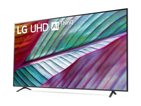 LG 75UR78006LK - 75" Diagonal klass UR78 Series LED-bakgrundsbelyst LCD-TV - Smart TV - webOS, ThinQ AI - 4K UHD (2160p) 3840 x 2160 - HDR - Direct L Svart