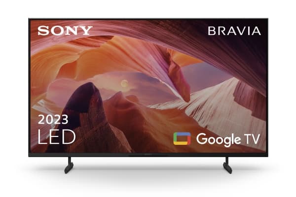 Sony KD-50X80L, 127 cm (50"), 3840 x 2160 pixlar, LCD, Smart-TV, Wi-Fi, Svart Svart