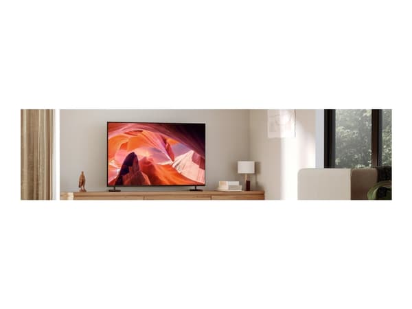 Sony KD-65X80L, 165,1 cm (65"), 3840 x 2160 pikseliä, LCD, Älytelevisio, Wi-Fi, Musta