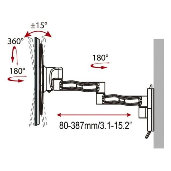 TV-holder Haeger 5608475 17" - 37"