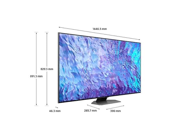 Samsung Series 8 QE65Q80CATXXH, 165,1 cm (65"), 3840 x 2160 pixlar, QLED, Smart-TV, Wi-Fi, Grå