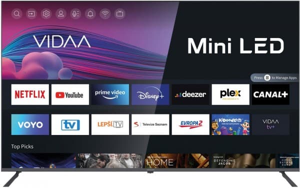 Sencor SLE 55MUS700TCSB LED 65'' 4K Ultra HD VIDAA TV