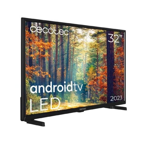 Cecotec Smart TV A-serien ALH00032NS. HD-upplösning, Android 11, Inbyggd Chromecast, Röstassistent, HDR10, HBBTV, Quad-processor