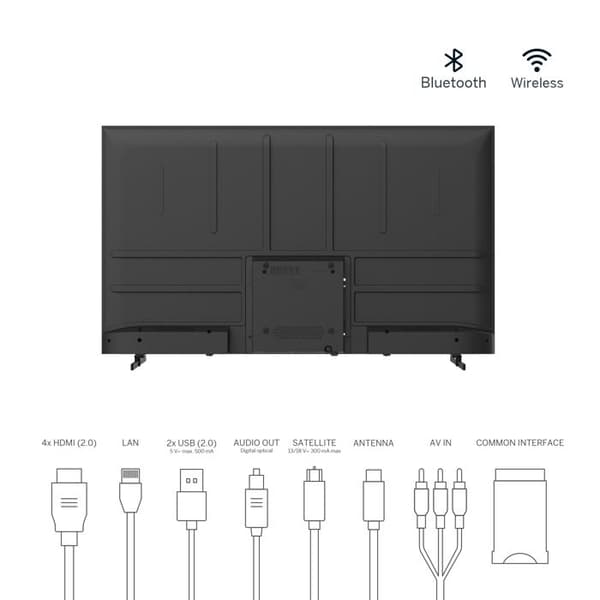 Thomson 55" (139 cm) Android Smart 4K UHD LED-TV – 55UA5S13 - Netflix, Prime Video, Disney+