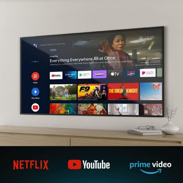 Cecotec 75" LED TV with 4K UHD resolution, Android TV 11 OS, Google Voice Assistant and Chromecast.