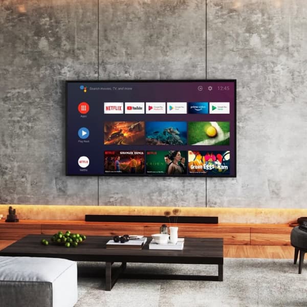 Cecotec 75" LED TV with 4K UHD resolution, Android TV 11 OS, Google Voice Assistant and Chromecast.