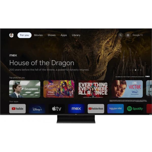 TCL C805 75" 4K QLED Mini-LED Google TV
