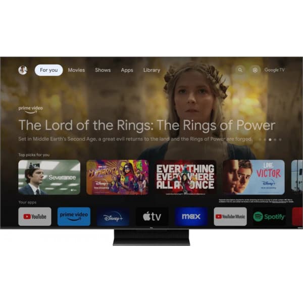 TCL C805 75" 4K QLED Mini-LED Google TV