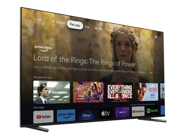 Sony XR-55X90L, 139,7 cm (55"), 3840 x 2160 pikseliä, LED, Älytelevisio, Wi-Fi, Hopea Hopea