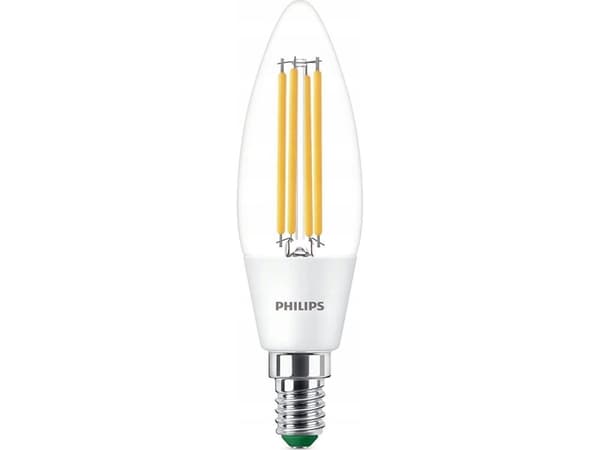 LED CLA 40W B35 E14 3000K CL UE 2PF/SRT
