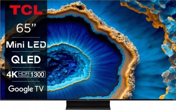 TCL TCL 65C801 65" MINILED 4K HDR 144Hz Google TV HDR10 Dolby Vision