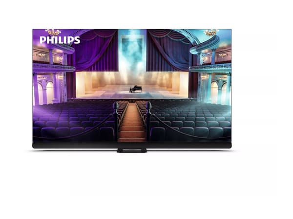 Philips 55OLED908/12 AMBILIGHT tv, Ultra HD OLED, Ambilight 3 net gen., Google TV, Ultra HD Premium, P5 AI Perfect Picture, 139,7 cm (55"), 4K Ultra