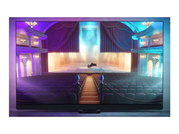 Philips 55OLED908/12 AMBILIGHT tv, Ultra HD OLED, Ambilight 3 net gen., Google TV, Ultra HD Premium, P5 AI Perfect Picture, 139,7 cm (55"), 4K Ultra