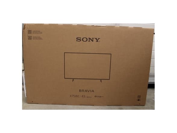 Sony | KD43X75WL | 43&quot; (108cm) | Android | QFHD | Black | DAMAGED PACKAGING