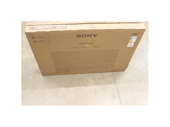 Sony | KD43X75WL | 43&quot; (108cm) | Android | QFHD | Black | DAMAGED PACKAGING