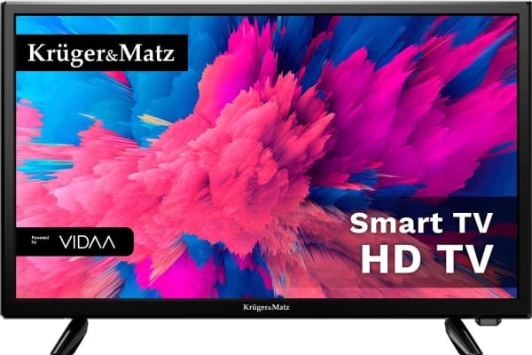 TV Kruger&amp;amp;Matz 24" HD VIDAA, DVB-T2/S2/T/C H.265 HEVC
