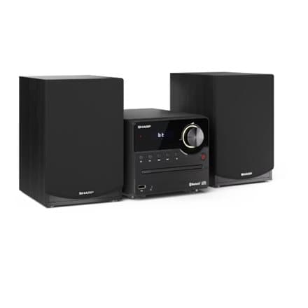 Sharp XL-B512(BK) Hi-Fi Micro System, CD/FM/USB/Bluetooth v5.0, 45W, Black Sharp | Hi-Fi Micro System | XL-B512(BK) | USB port | AUX in | Bluetooth | Svart