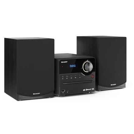 Sharp XL-B517D(BK) Hi-Fi Micro System, CD/FM/USB/Bluetooth v5.0, Aux-in, 45W, Black Sharp | Hi-Fi Micro System | XL-B517D(BK) | USB port | AUX in | Bl