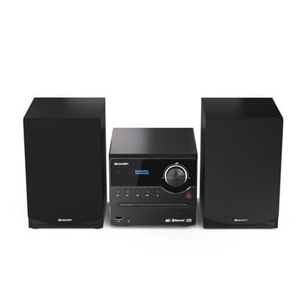 Sharp XL-B517D(BK) Hi-Fi Micro System, CD/FM/USB/Bluetooth v5.0, Aux-in, 45W, Black Sharp | Hi-Fi Micro System | XL-B517D(BK) | USB port | AUX in | Bl