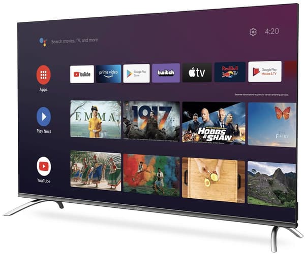 STRONG SMART LED TV 50"/ SRT50UD7553/ UHD/ 3840x2160/ DVB-T2/C/S2/ H.265/HEVC/ 3x HDMI/ 2xUSB/ Wi-Fi/ LAN/ G/ ANDROID 11