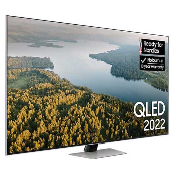 Samsung Tv Qe65q83batxxc 65´´ 4k Qled Hopeinen Europe PAL / EU Plug musta