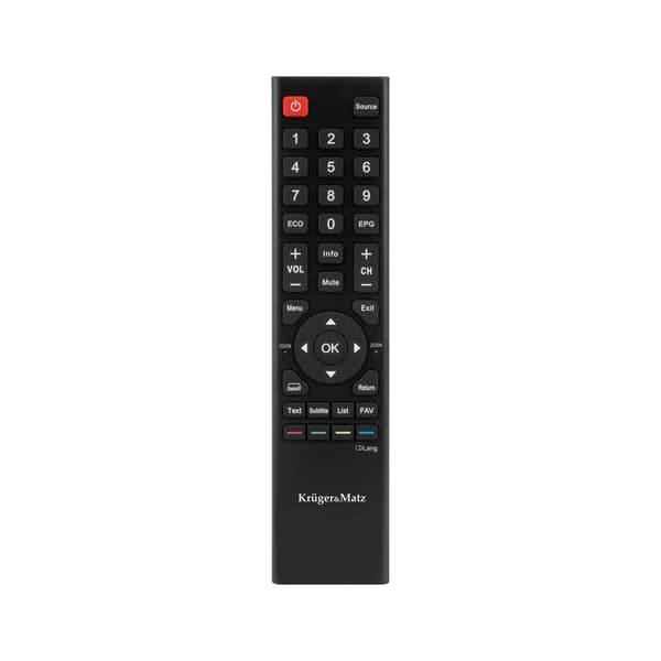 Kruger&amp;Matz 24&quot; HD DVB-T2 H.265 HEVC 230/12V