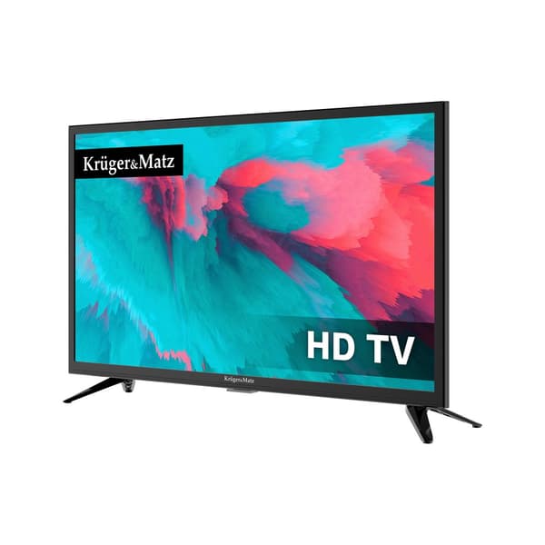 Kruger&amp;Matz 24&quot; HD DVB-T2 H.265 HEVC 230/12V