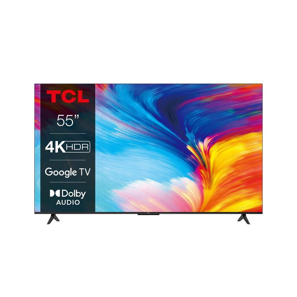 TCL 55″ TV UHD GoogleTV DVB-T2/C/S2 H.265 HEVC