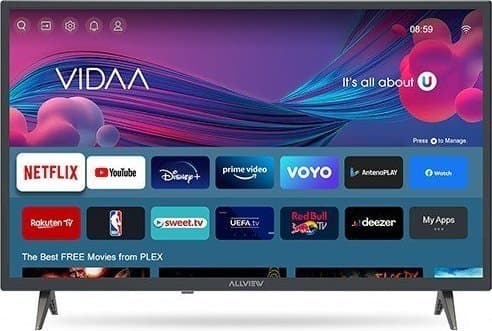 Allview | 32iPlay6000-H | 32&quot; (81 cm) | Smart TV | VIDAA | HD | Black