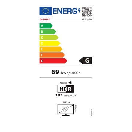 Skarp | Smart TV | 55EQ4EA | 55"" | 139 cm | 4K UHD (2160p) | Android TV