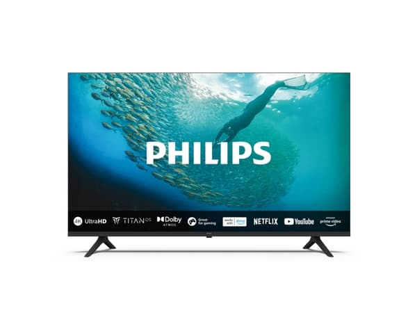 Philips 50PUS7009 - 50" Diagonal klass LED-bakgrundsbelyst LCD-TV - Smart TV - TITAN OS - 4K UHD (2160p) 3840 x 2160 - HDR - mattsvart