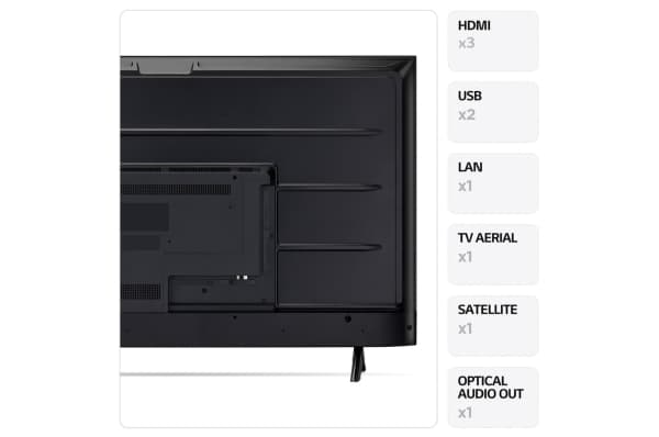 LG 55UT73003LA - 55" Diagonaalinen klasse UT73-sarjan LED-pussillinen LCD-TV - Älytelevisio - webOS - 4K UHD (2160p) 3840 x 2160 - HDR - Direct LED