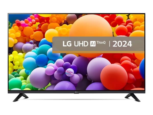 LG 55UT73003LA - 55" Diagonalklasse UT73 Series LED-bakgrunnsbelyst LCD TV - Smart TV - webOS - 4K UHD (2160p) 3840 x 2160 - HDR - Direct LED Sort
