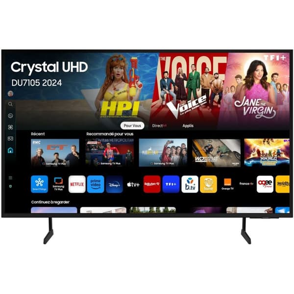 Smart TV Samsung TU43DU7105 4K Ultra HD LED 43" Sort