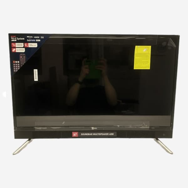 32" HD 12 Volt TV med inbyggd soundbar för husbilar och husvagnar 12v-230V