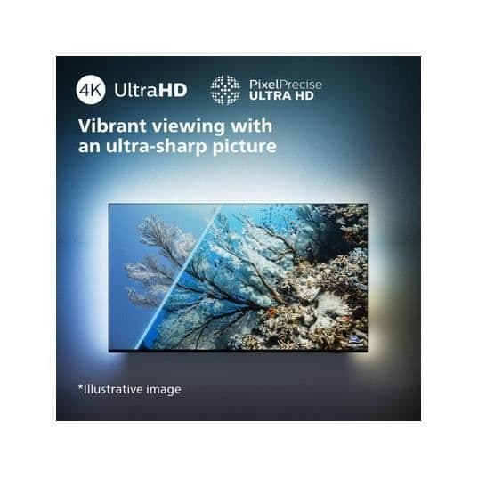 108 cm 4K LED TV PHILIPS 43PUS8349 - Ambilight 3 sidor - Smart TV - Dolby Atmos - HDR10, HLG och HDR10+