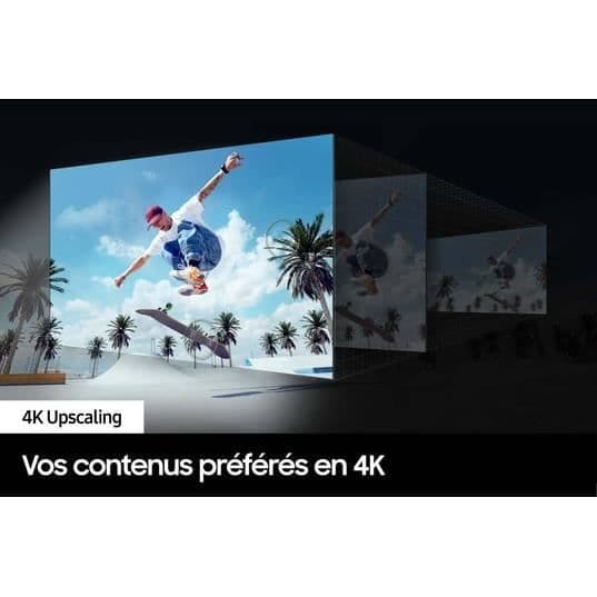 TV QLED 4K - SAMSUNG - TQ55Q64D - 138 cm - Smart TV Tizen - Design fin 25 mm
