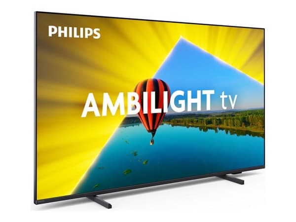 Philips 65PUS8079 - 65" Diagonalklasse LED-bakgrunnsbelyst LCD TV - Smart TV - TITAN OS - 4K UHD (2160p) 3840 x 2160 - HDR - matt svart Sort
