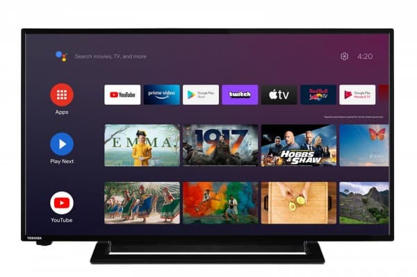 Toshiba 40LA2363DG LED 40'' Full HD Android TV -televisio (Full HD) musta