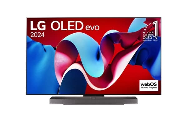 LG OLED77C41LA, 195.6 cm (77"), 3840 x 2160 pixels, OLED, Smart TV, Wi-Fi, Black